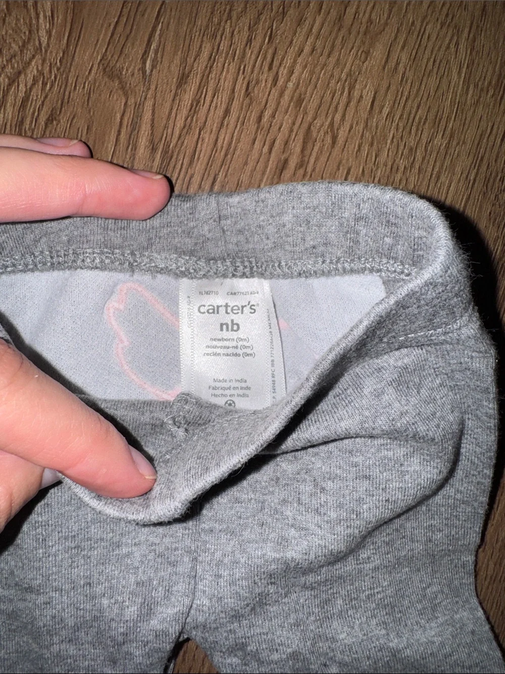 Carters soft pink